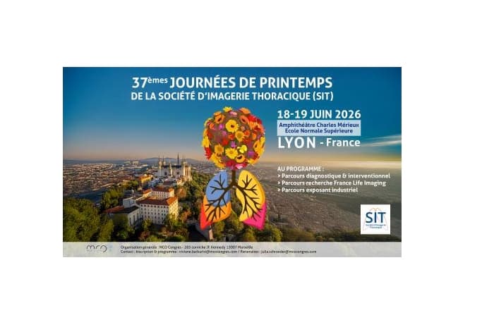 Illustration Save the date : les 37èmes Journées de printemps de la Société d'Imagerie Thoracique